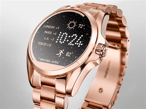 michael kors stainless steel rose gold smartwatch|michael kors runway access smartwatch.